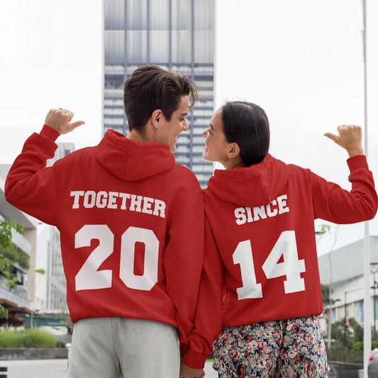 Together Since Couple Hoodies - Red Edition