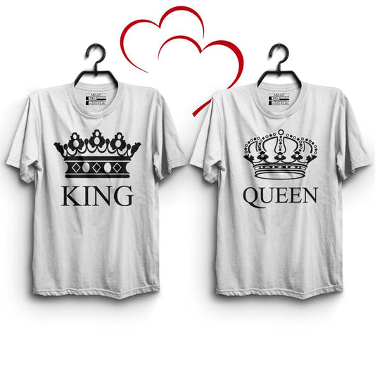 King & Queen Couple T-Shirts