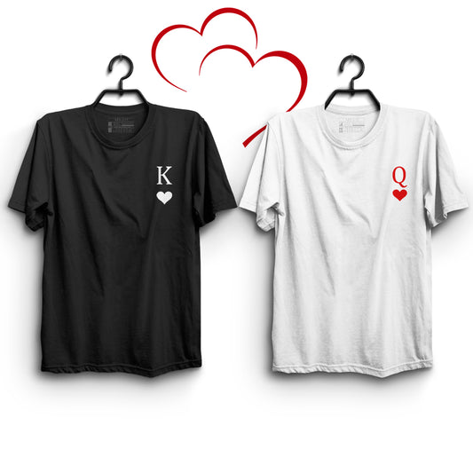 King Queen Pocket Couple T-Shirts - Sixth Degree Clothing