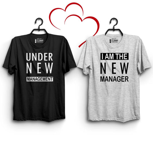 New Management & New Manager Couple T-Shirts
