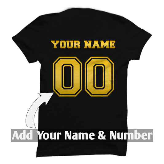 Personalized Name & Number T-Shirt (Back Print)