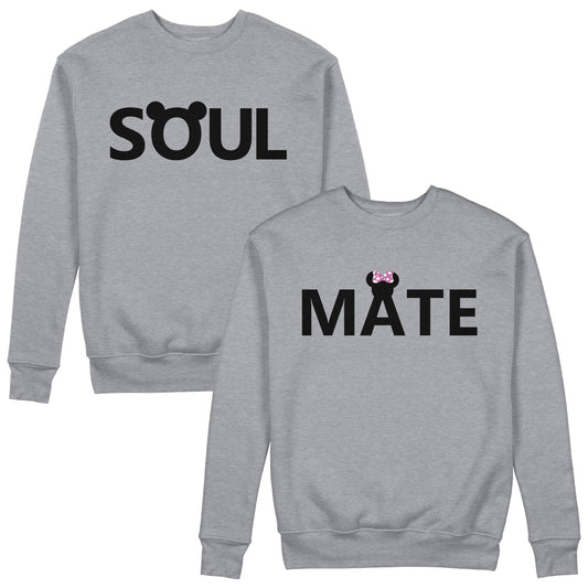 Soul And Mate  Couple Sweatshirts