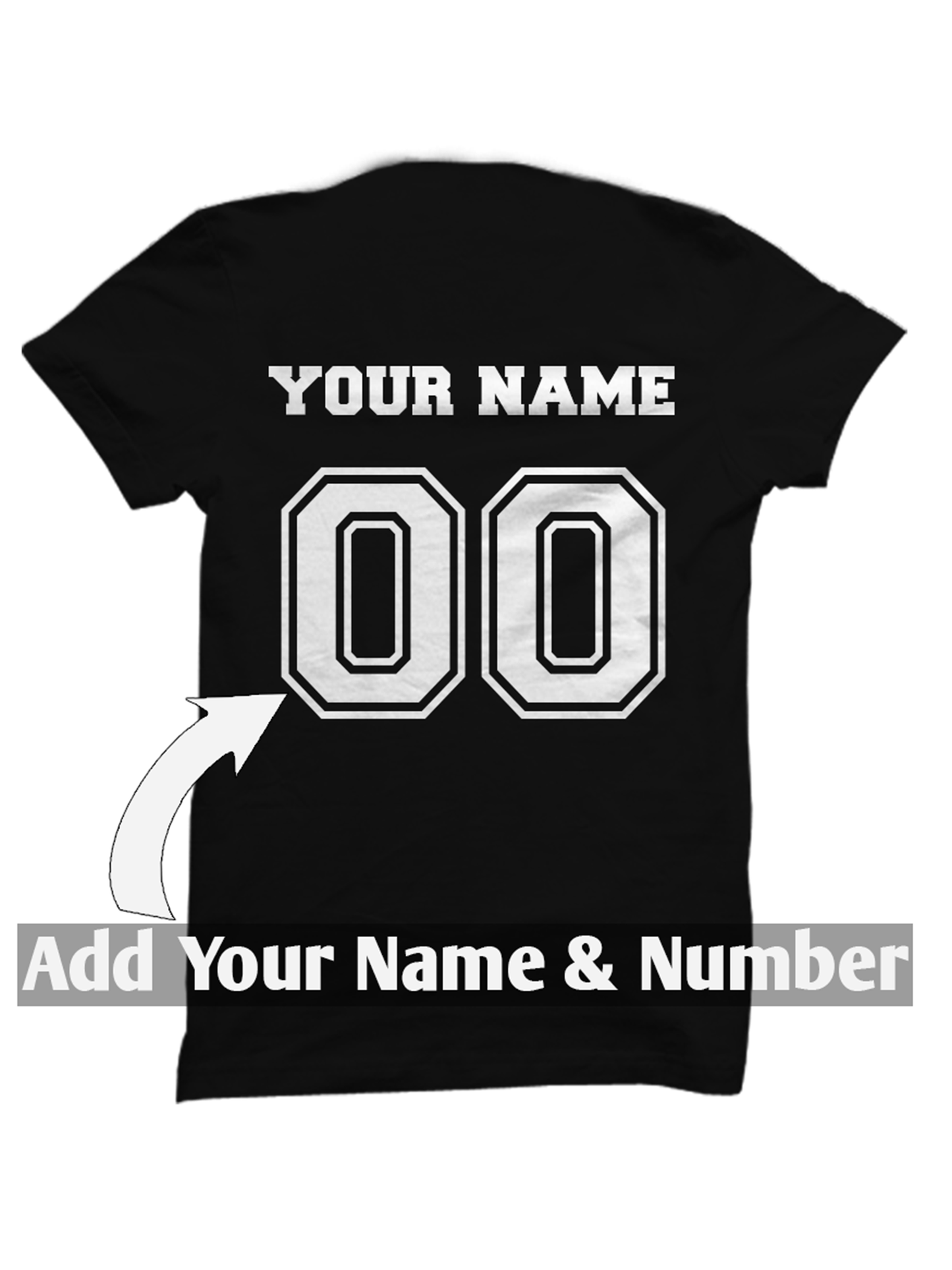 Personalized Name & Number Back Style