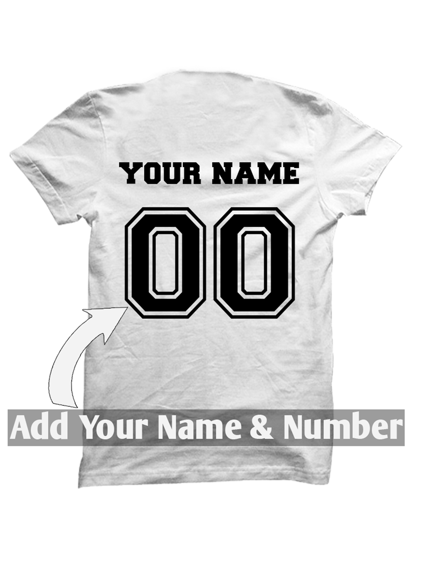 Personalized Name & Number Back Style