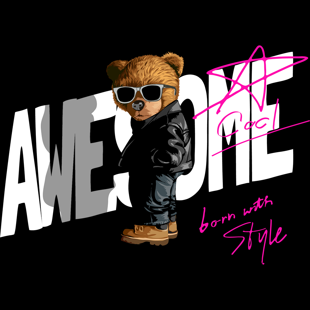 Awesome Bear - Sixth Degree Clothing