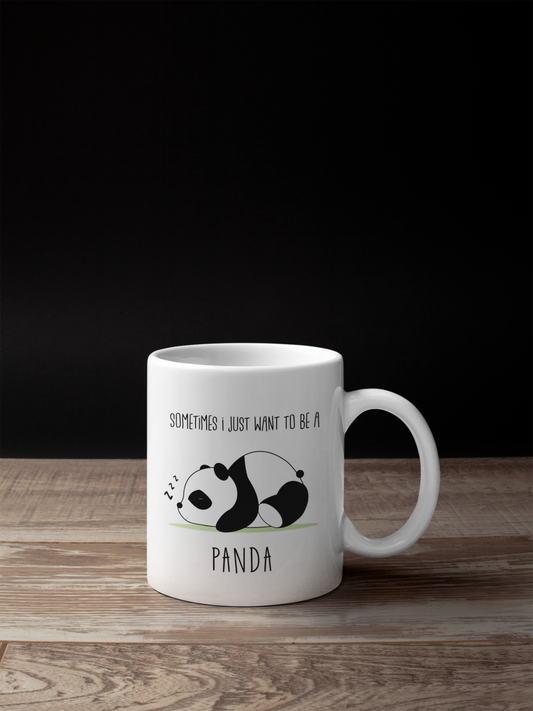 Be A Panda White Mug - Sixth Degree Clothing