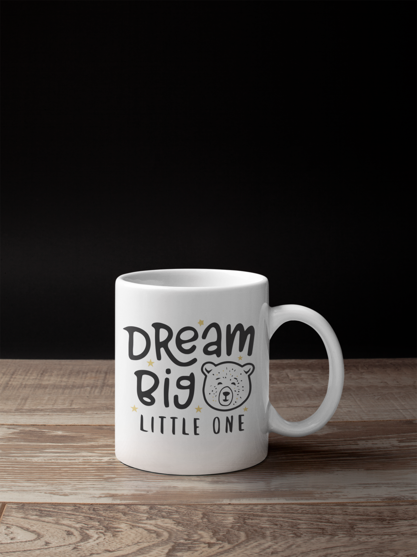 Dream Big White Mug - Sixth Degree Clothing