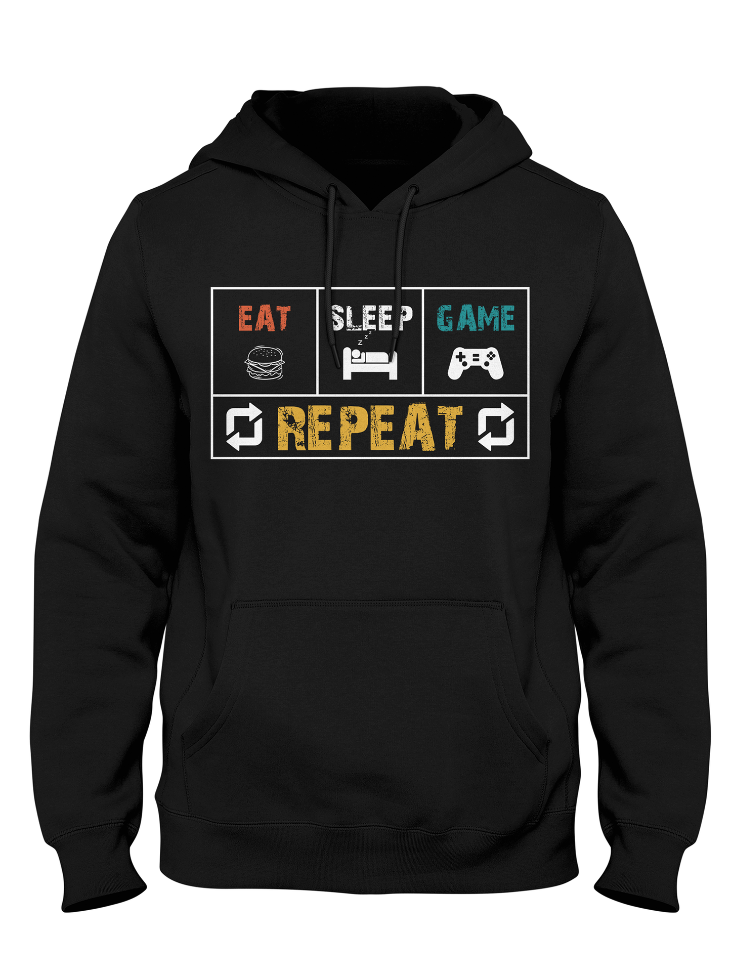 Eat Sleep Game Repeat (Box) - Sixth Degree Clothing