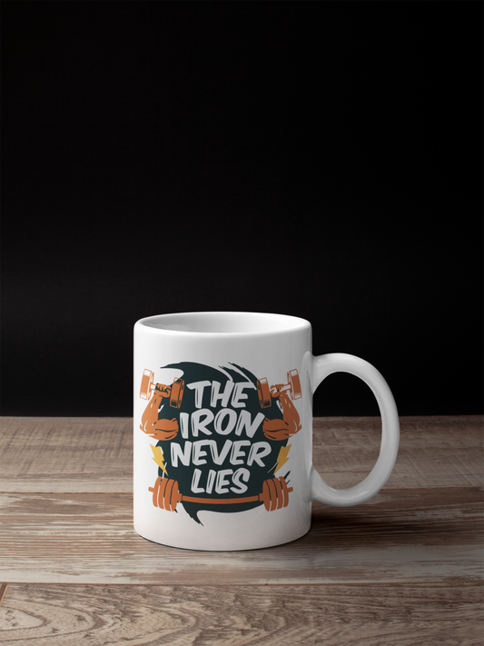 Iron Never Lies White Mug