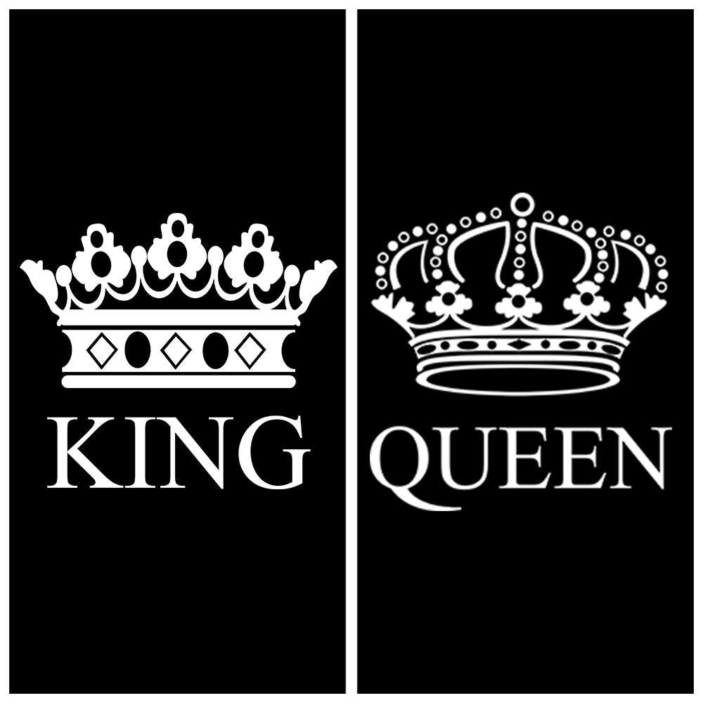 Exclusive Queen & King Couple Hoodies - Black Edition - Sixth Degree Clothing