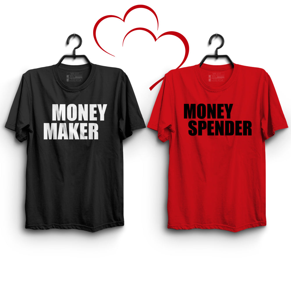 تي شيرت Money Maker &amp; Money Spender