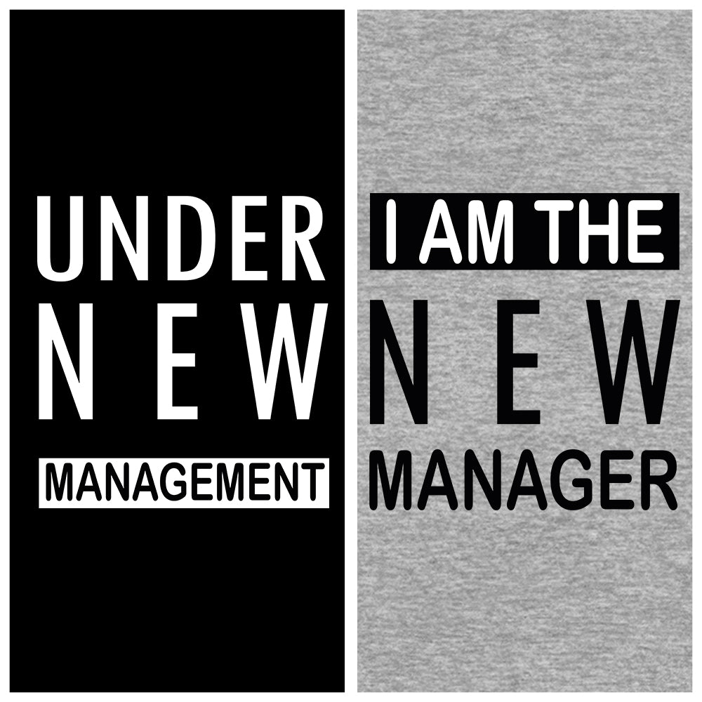 New Management & New Manager Couple T-Shirts