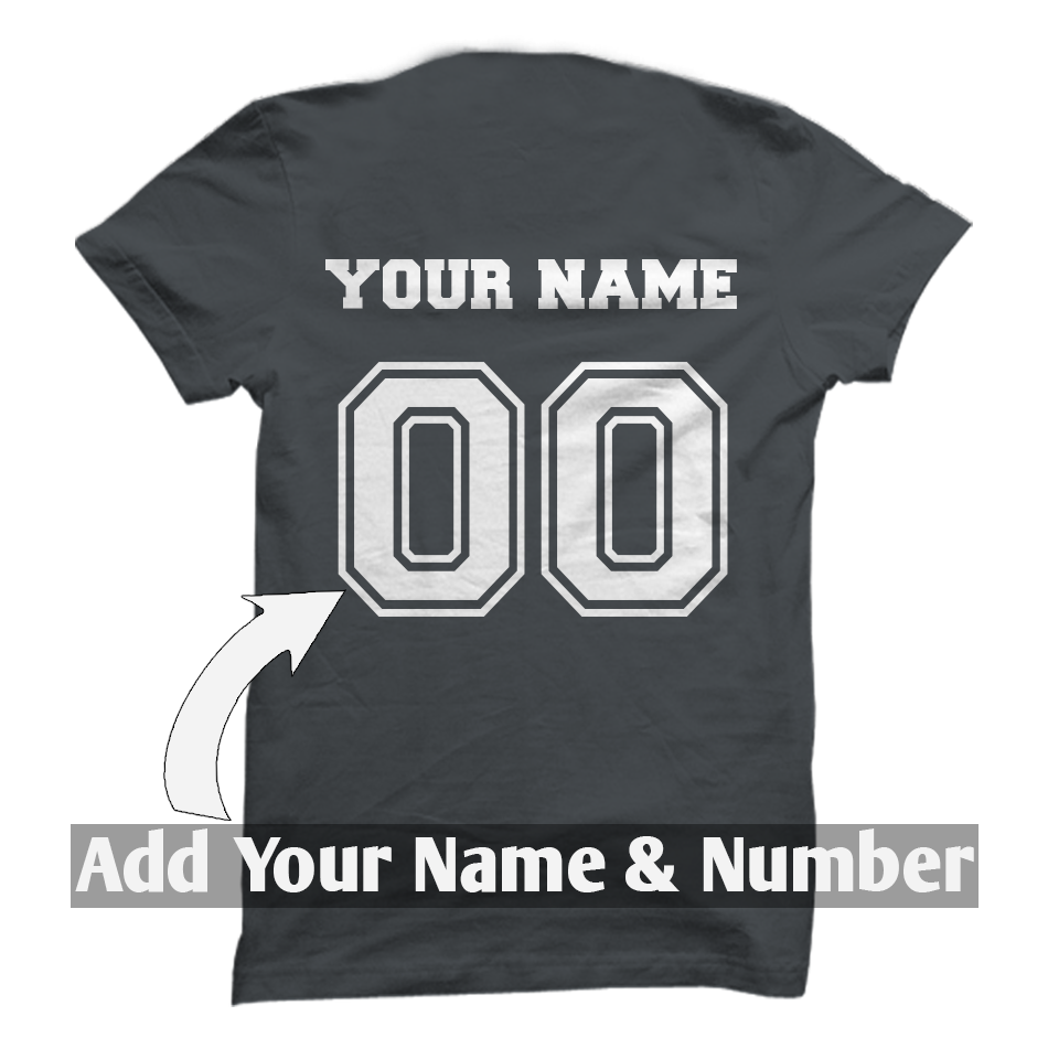 Personalized Name & Number T-Shirt (Back Print)