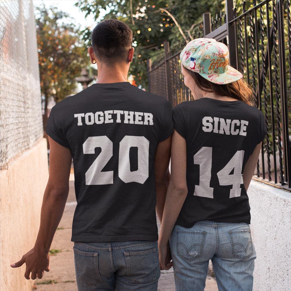 Together & Since Couple T-Shirts